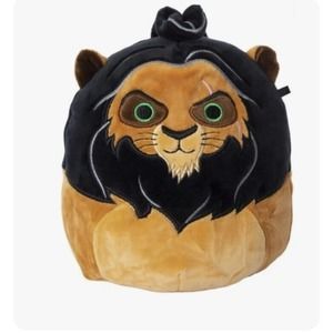 Disney Scar Lion King Squishmallow plush 6.5 inch NWT Movie Squishy